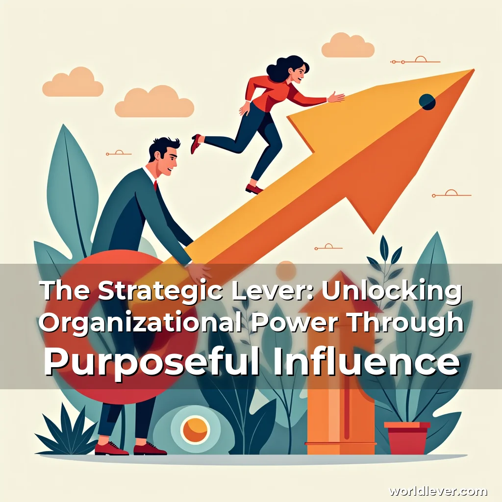 Read more about the article The Strategic Lever: Unlocking Organizational Power Through Purposeful Influence